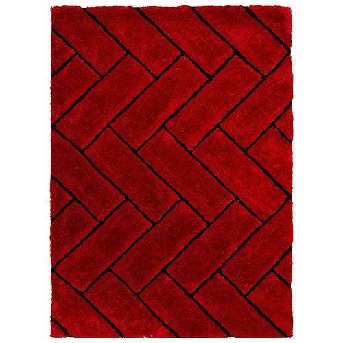 3D Shag 801 Red American Cover Design
