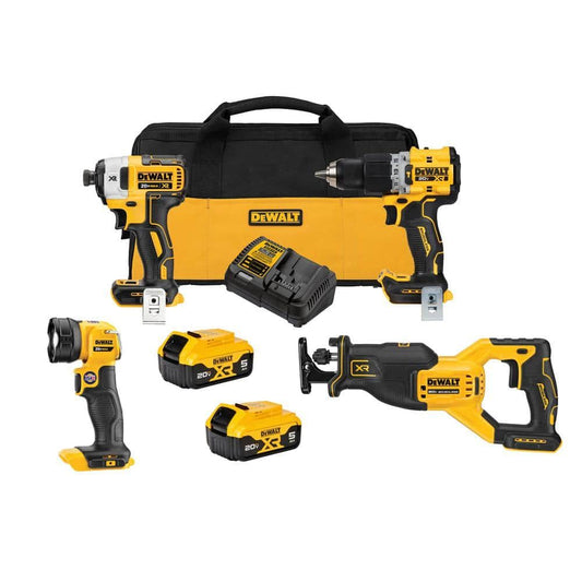 Dewalt 20V Max Brushless 4-Tool Combo Kit Dewalt