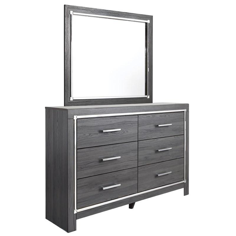 Ashley Furniture Lodanna Panel Bed Dresser, Mirror, and Nightstand Ashley Furniture