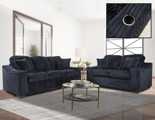 Ragnar Black Sofa and Loveseat Classic Furniture MFG