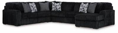 Midnight Madness Four Piece Sectional