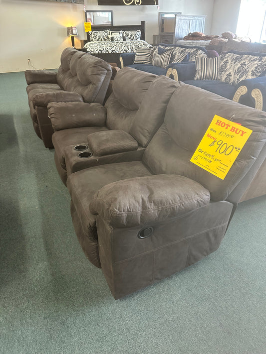 Gray Two Piece Reclining Living Room Group Ashley Furniture