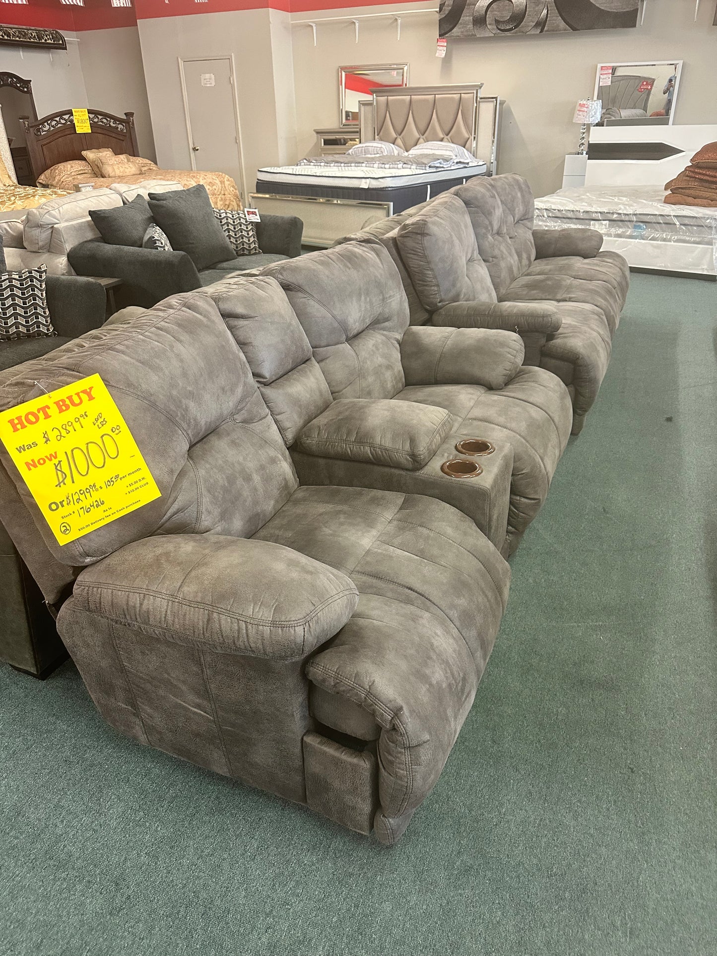 Gray Two Piece Reclining Living Room Group Ashley Furniture