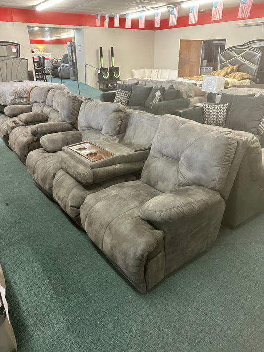 Gray Two Piece Reclining Living Room Group Ashley Furniture