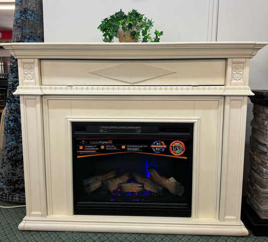 Swedish Mantel W/Fireplace Twin-Star International Inc.