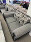 Gray Three Piece Living Room Set Classic