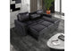 Charcoal/Black Sofa Bed with USB and Drop Down Table GLOBAL FURNITURE