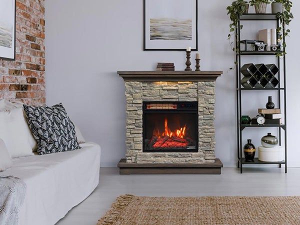 Austin Mantel W/Fireplace Twin-Star International Inc.