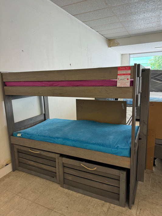 Gray Used Bunkbed Simply Bunkbed