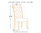 Tripton Dining UPH Side Chair (2/CN) Signature Design by Ashley®