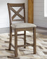 Moriville Upholstered Barstool (2/CN) Signature Design by Ashley®