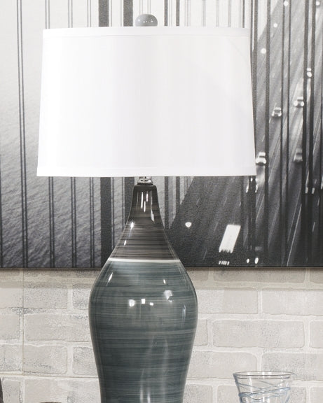 Niobe Ceramic Table Lamp (2/CN) Signature Design by Ashley®