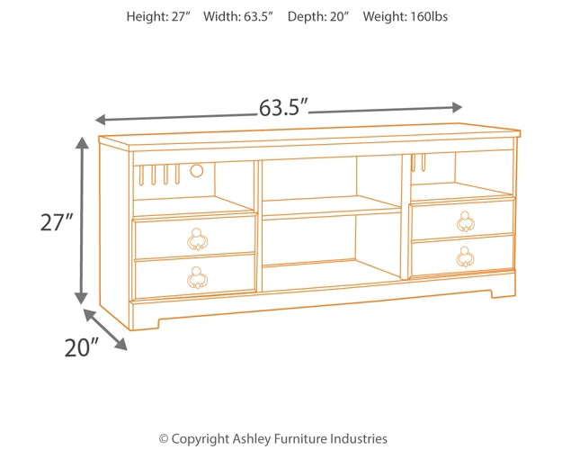 Willowton LG TV Stand w/Fireplace Option Signature Design by Ashley®