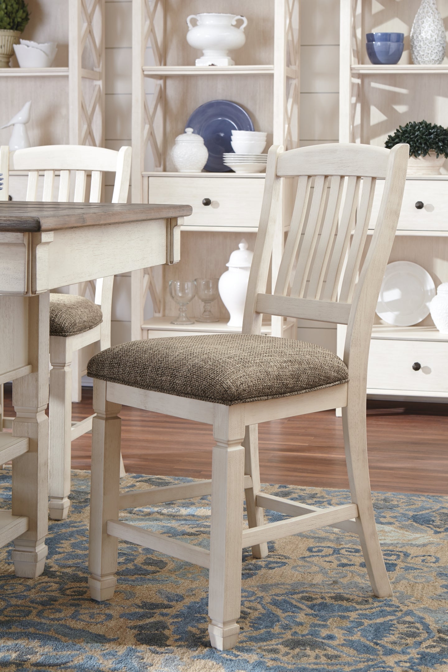 Bolanburg Upholstered Barstool (2/CN) Signature Design by Ashley®