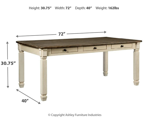 Bolanburg Rectangular Dining Room Table Signature Design by Ashley®