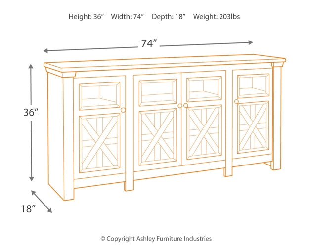 Bolanburg Extra Large TV Stand Signature Design by Ashley®