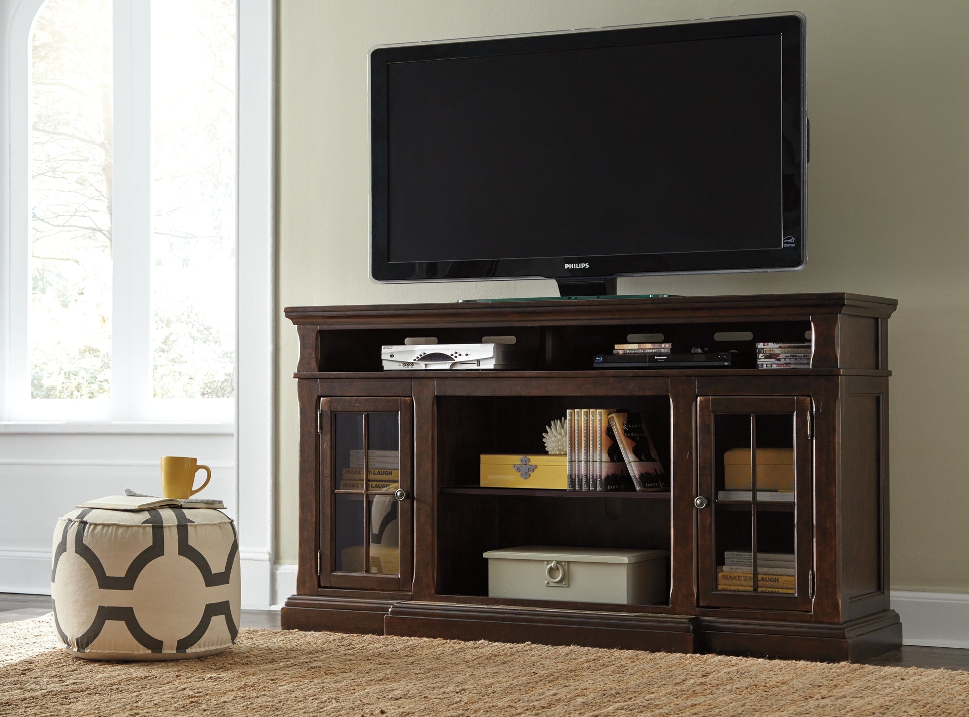 Roddinton XL TV Stand w/Fireplace Option Signature Design by Ashley®