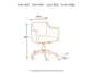 Baraga Home Office Swivel Desk Chair Signature Design by Ashley®