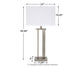 Aniela Metal Table Lamp (2/CN) Signature Design by Ashley®