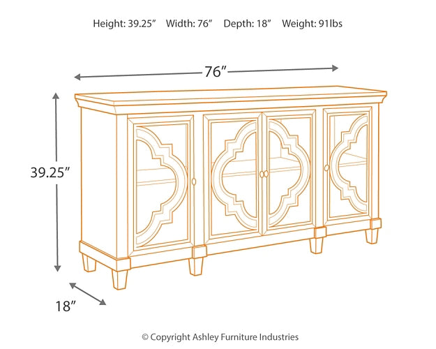 Fossil Ridge Accent Cabinet Signature Design by Ashley®