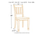 Whitesburg Dining Room Side Chair (2/CN) Signature Design by Ashley®