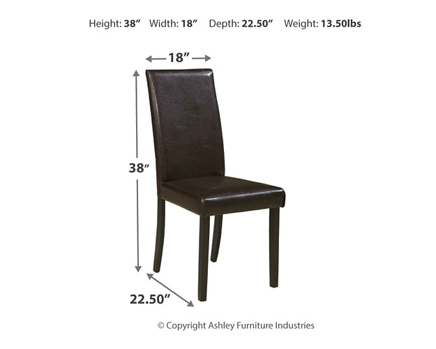 Kimonte Dining UPH Side Chair (2/CN) Signature Design by Ashley®