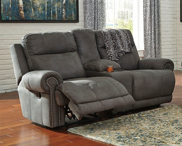 Austere DBL Rec Loveseat w/Console Signature Design by Ashley®