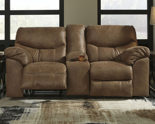 Boxberg DBL Rec Loveseat w/Console Signature Design by Ashley®