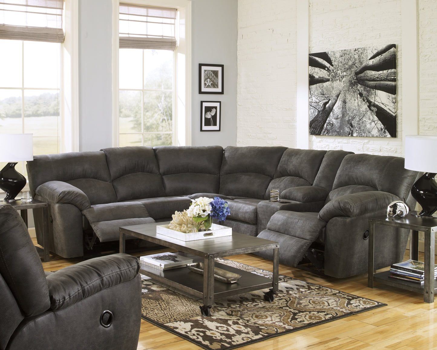 Tambo 2-Piece Reclining Sectional Signature Design by Ashley®