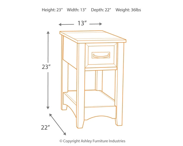 Breegin Chair Side End Table Signature Design by Ashley®