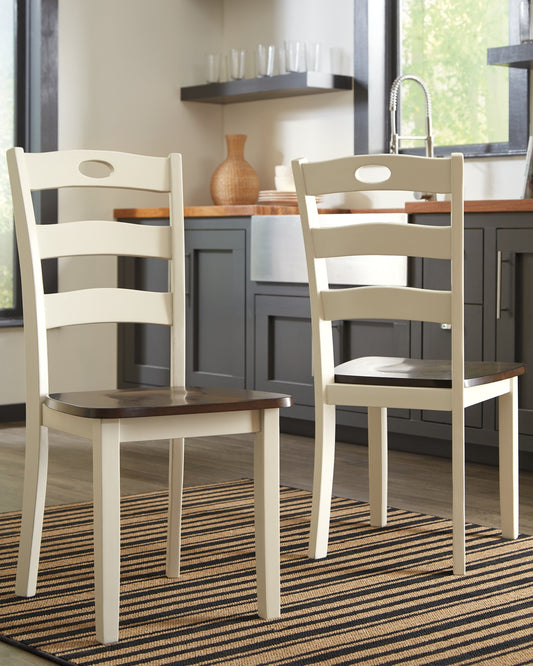 Woodanville Dining Room Side Chair (2/CN) Signature Design by Ashley®