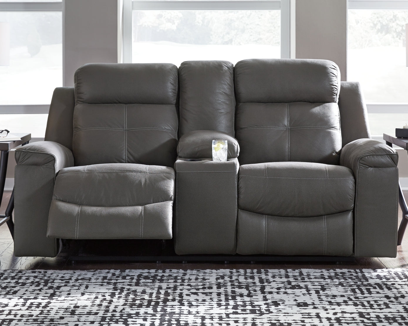 Jesolo DBL Rec Loveseat w/Console Signature Design by Ashley®