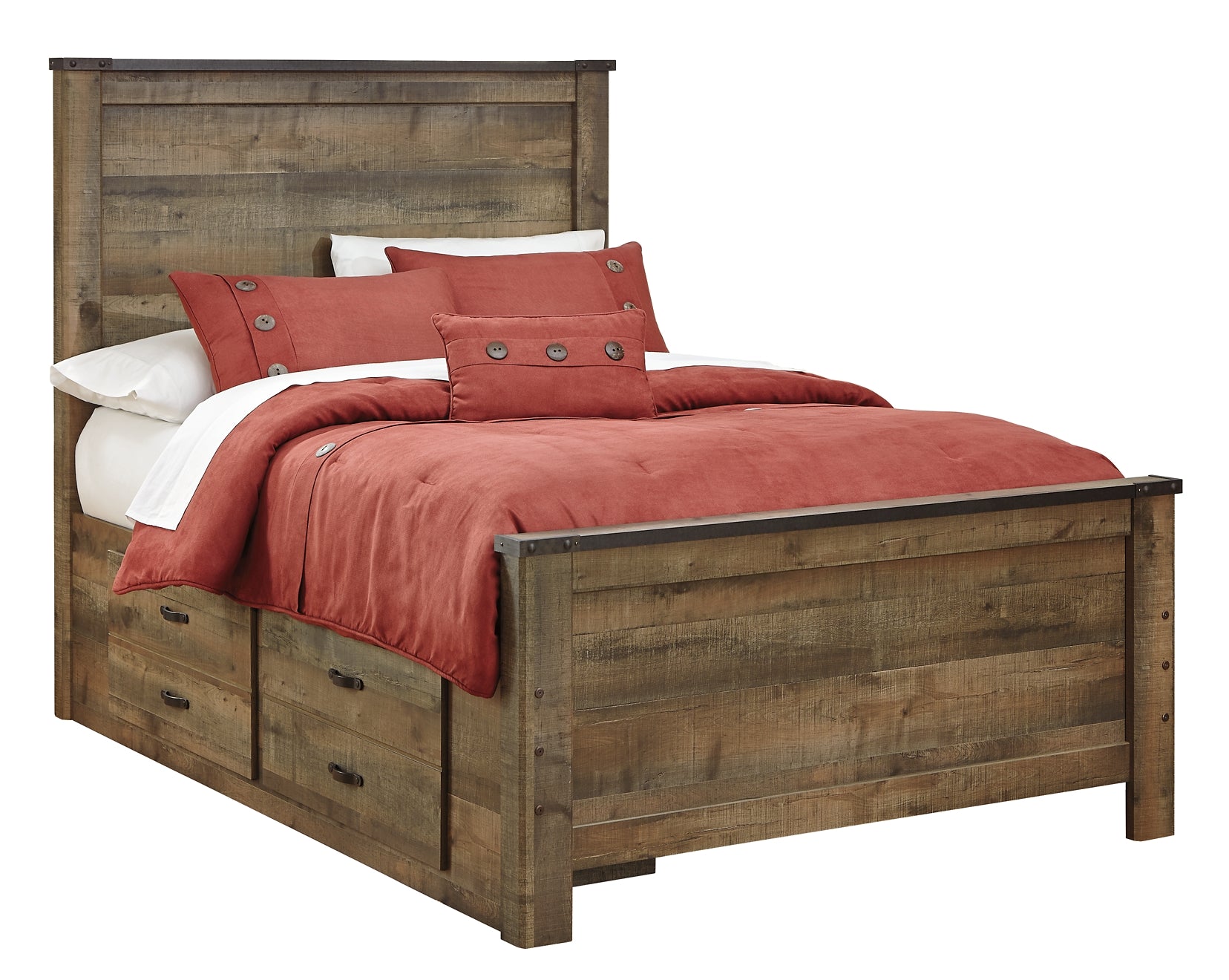 Trinell  Panel Bed With 2 Storage Drawers Signature Design by Ashley®