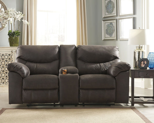 Boxberg DBL Rec Loveseat w/Console Signature Design by Ashley®