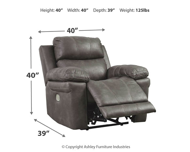 Erlangen PWR Recliner/ADJ Headrest Signature Design by Ashley®