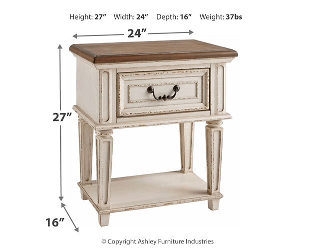 Realyn One Drawer Night Stand Signature Design by Ashley®