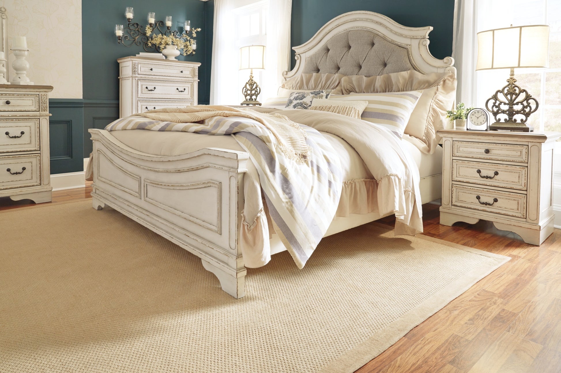 Realyn  Upholstered Panel Bed Signature Design by Ashley®