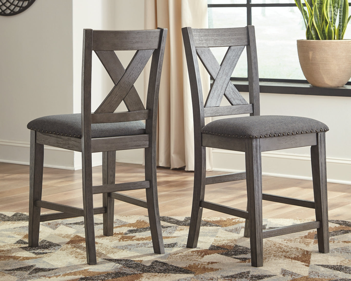 Caitbrook Upholstered Barstool (2/CN) Signature Design by Ashley®