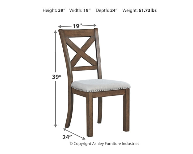 Moriville Dining UPH Side Chair (2/CN) Signature Design by Ashley®