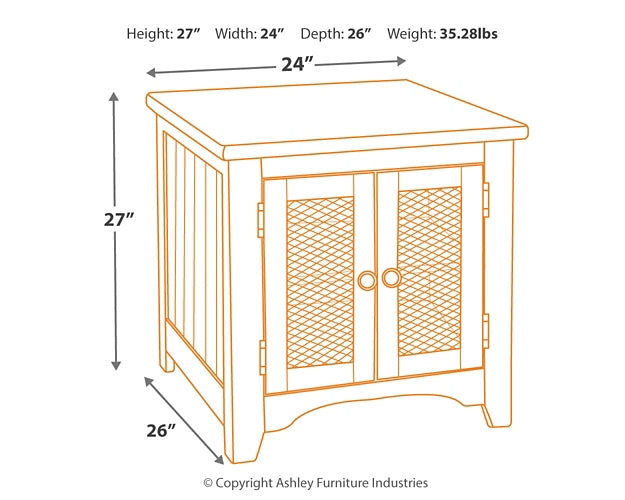 Wystfield Rectangular End Table Signature Design by Ashley®