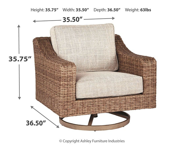 Beachcroft Swivel Lounge Chair (1/CN) Signature Design by Ashley®