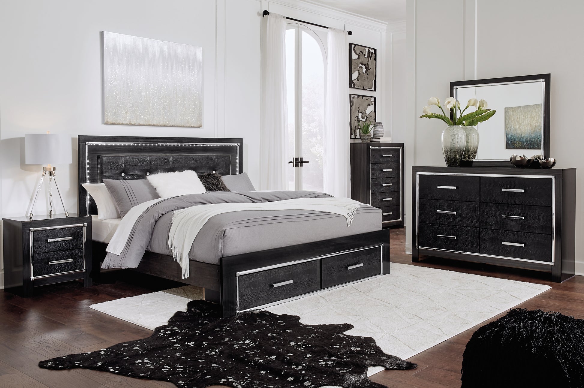 Kaydell  Panel Bed With Storage Signature Design by Ashley®