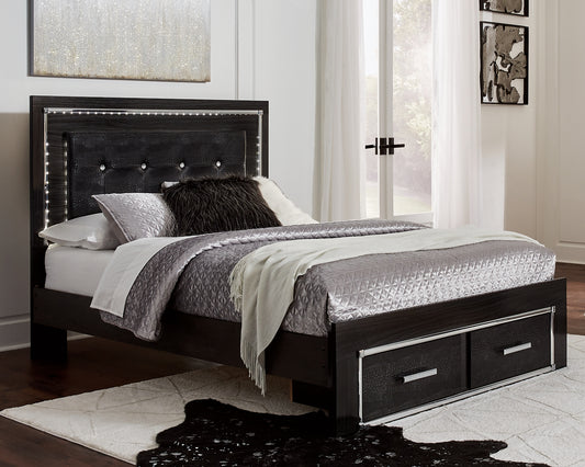 Kaydell  Upholstered Panel Bed With Storage Signature Design by Ashley®