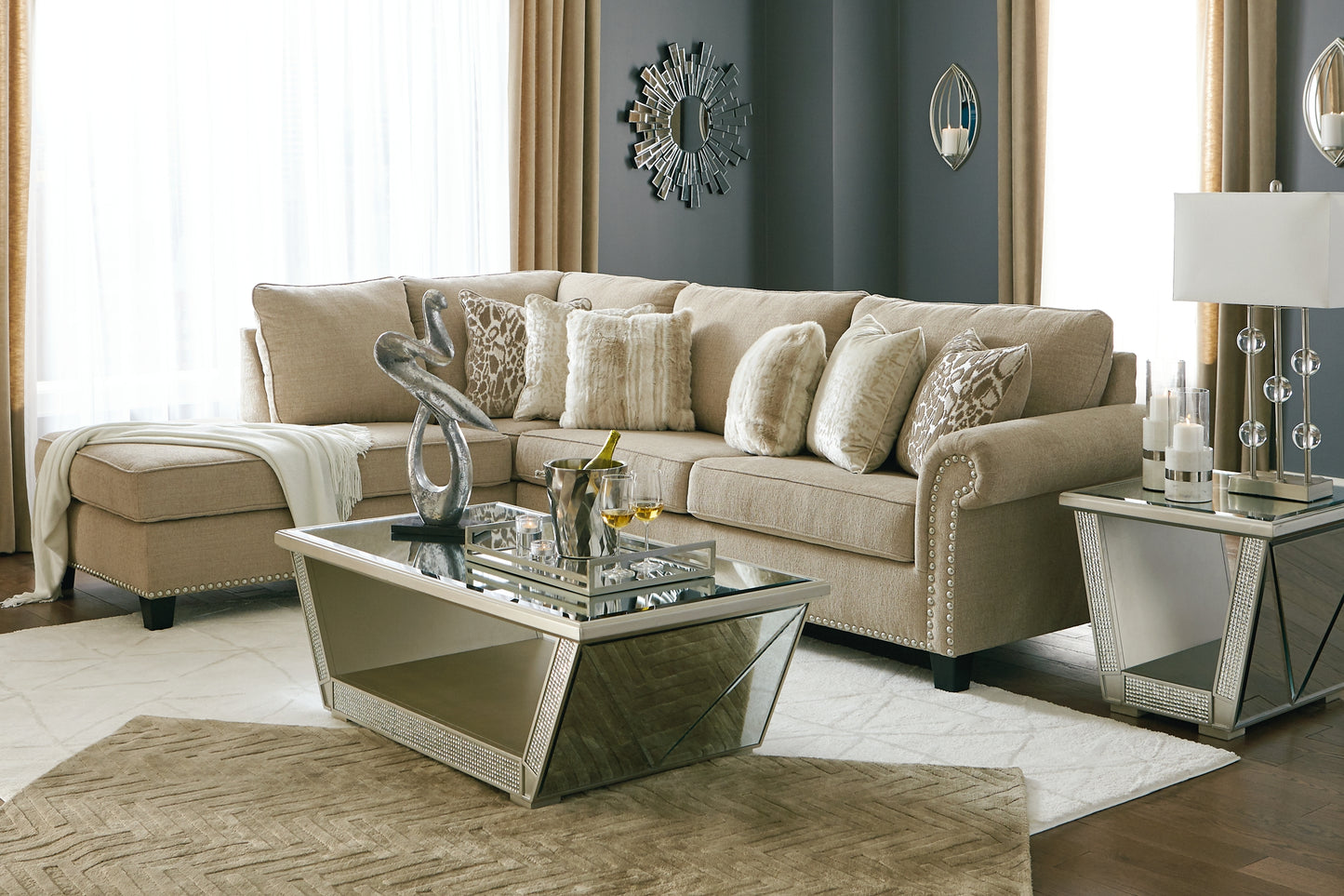 Dovemont 2-Piece Sectional with Chaise Signature Design by Ashley®