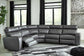 Samperstone 5-Piece Power Reclining Sectional Signature Design by Ashley®