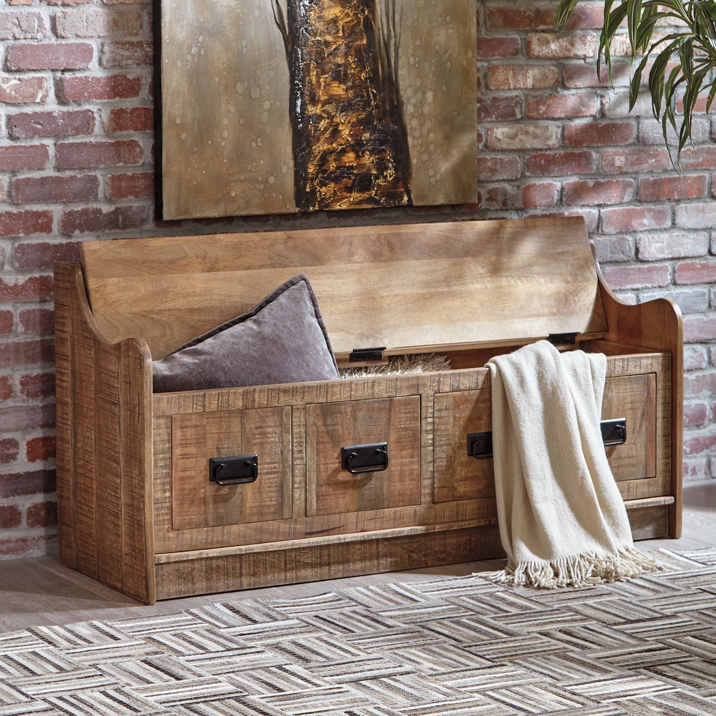 Garrettville Storage Bench Signature Design by Ashley®