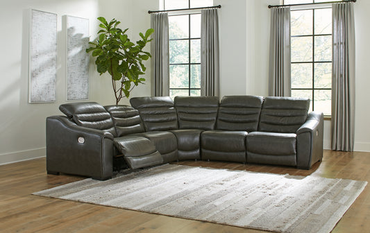 Center Line 5-Piece Power Reclining Sectional Signature Design by Ashley®