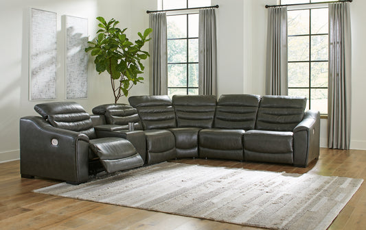 Center Line 6-Piece Power Reclining Sectional Signature Design by Ashley®