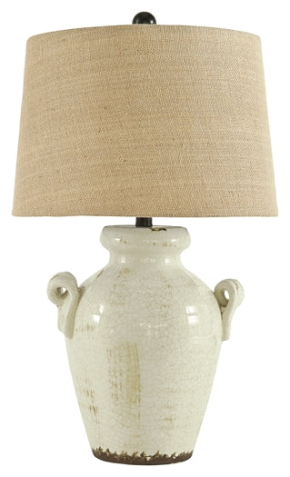 Emelda Ceramic Table Lamp (1/CN) Signature Design by Ashley®