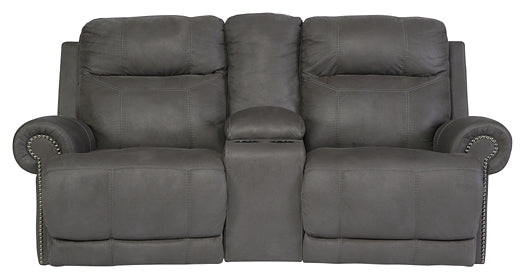 Austere DBL Rec Loveseat w/Console Signature Design by Ashley®